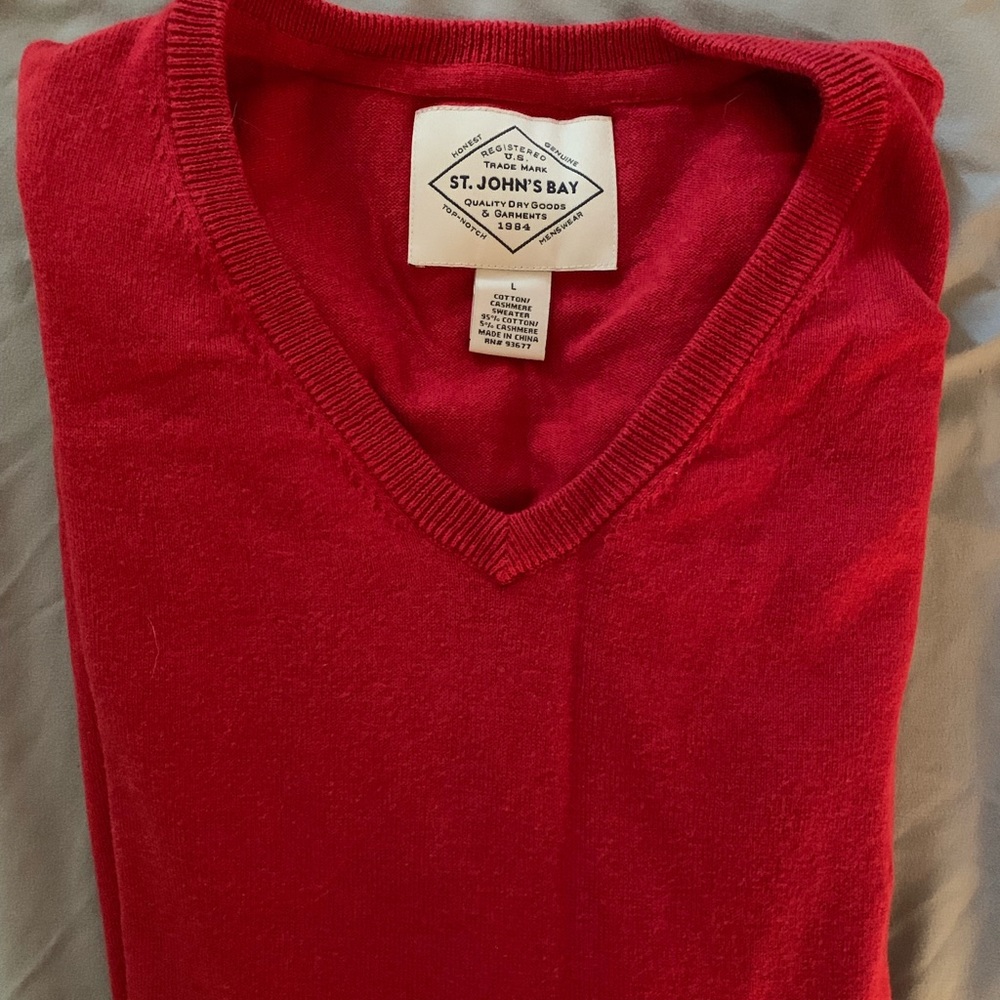 Red Crewneck Sweater